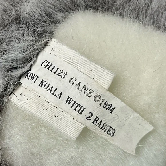 CLEAN Vintage 1994 Kiwi Koala with 2 Babies 10" GANZ Plush Stuffed Animal - Picture 11 of 15